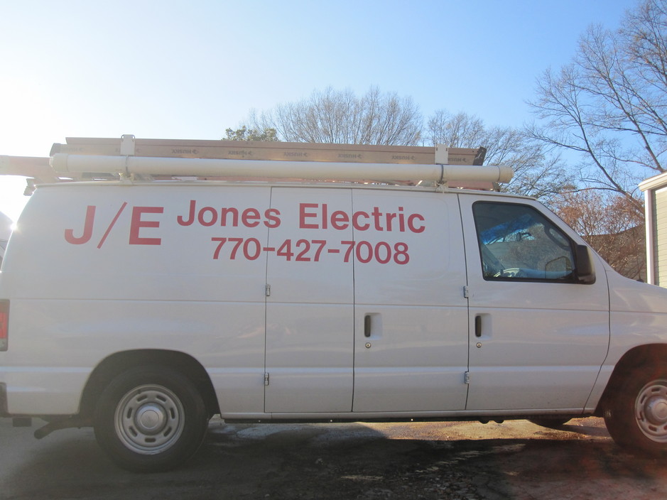 Jones Electric Co. service van - Marietta GA electricians